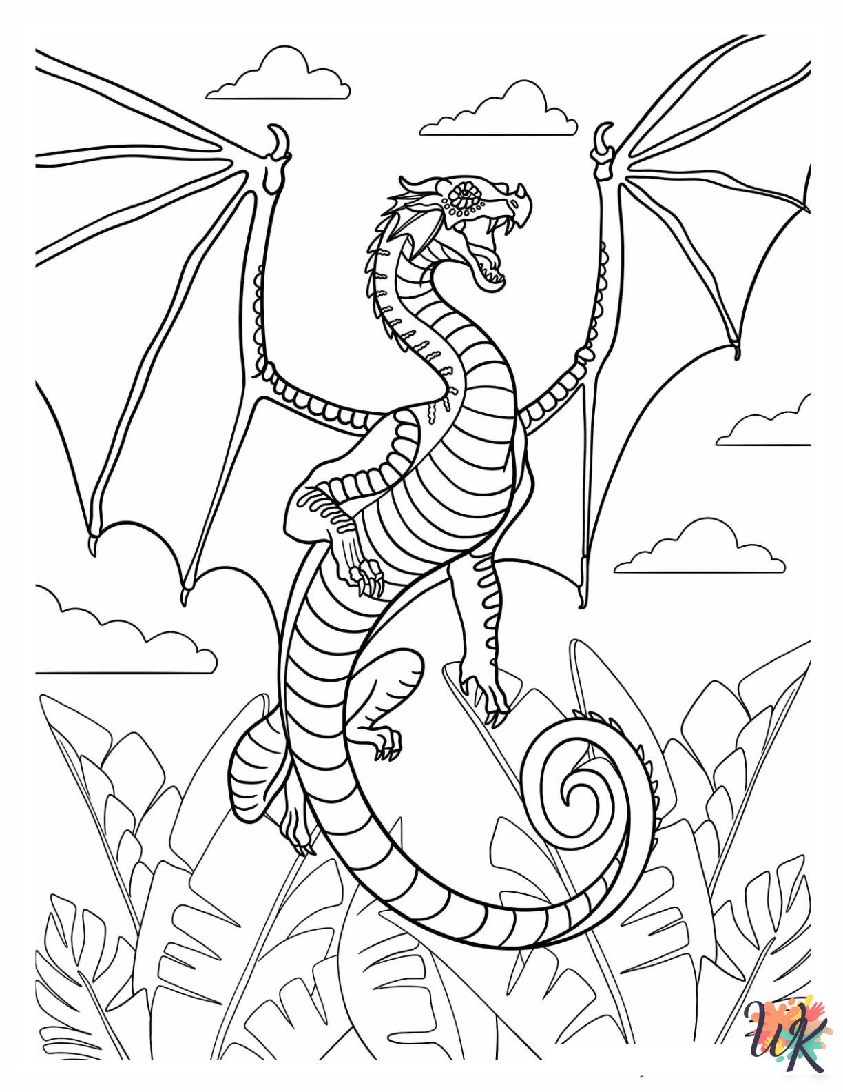 free Wings Of Fire printable coloring pages