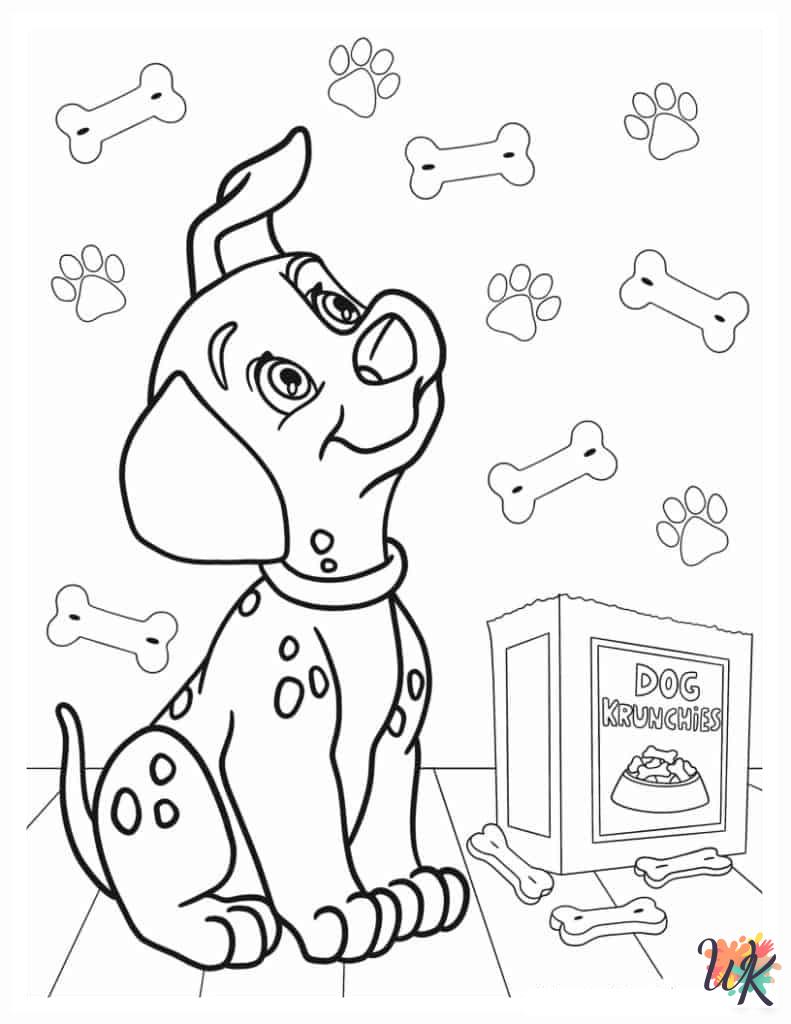 printable 101 Dalmatians coloring pages for adults