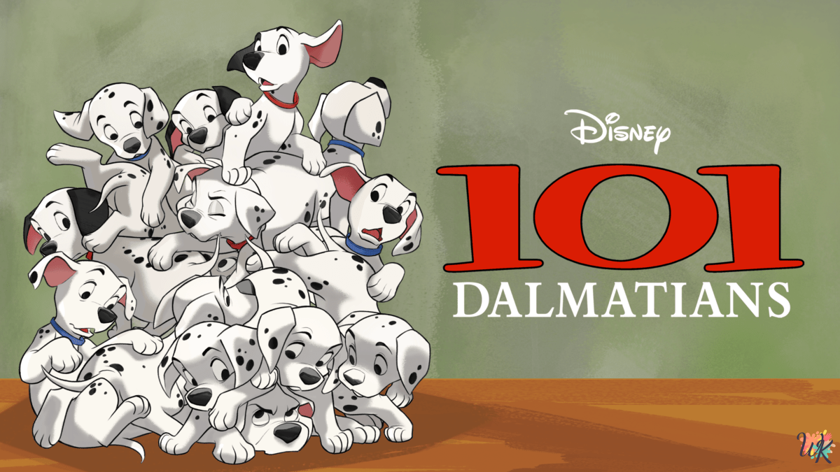 101 Dalmatians Coloring Pages