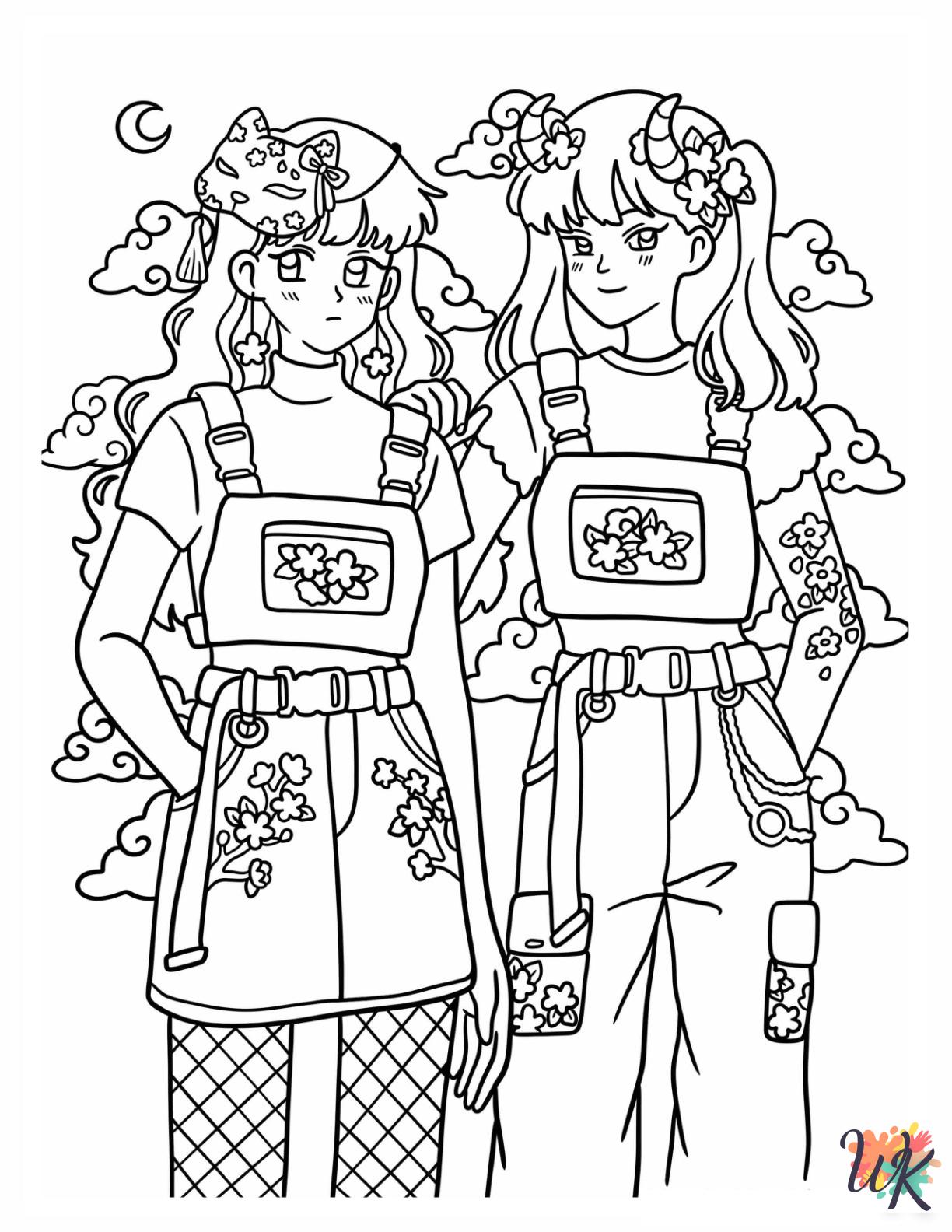 Aesthetic Coloring Pages 1