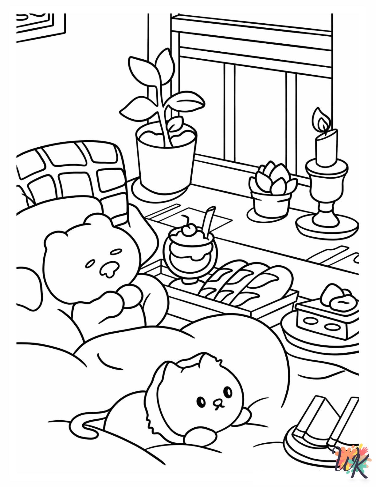 free adult Aesthetic coloring pages 1