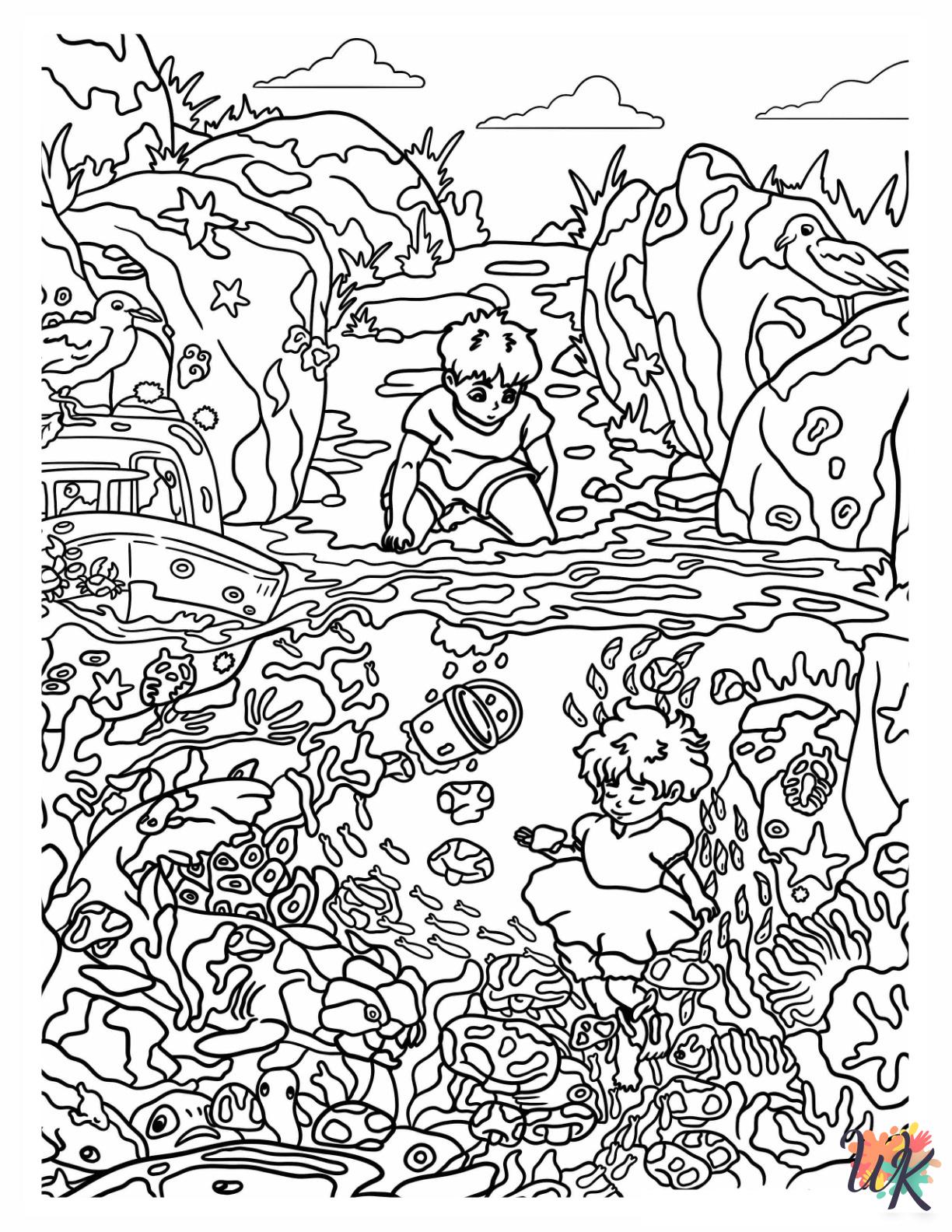 Aesthetic coloring pages for preschoolers
