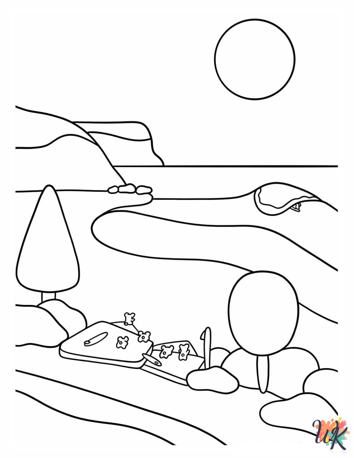 Aesthetic free coloring pages