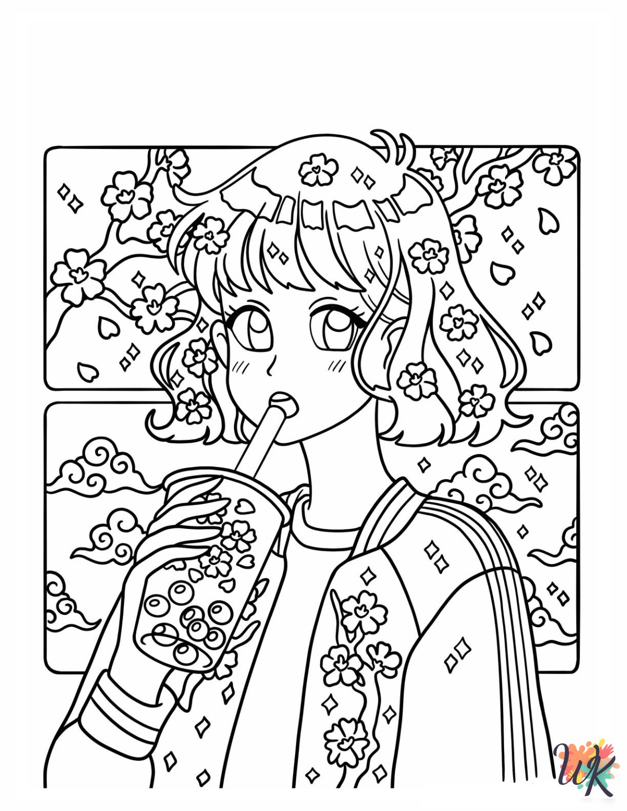 Aesthetic Coloring Pages 22