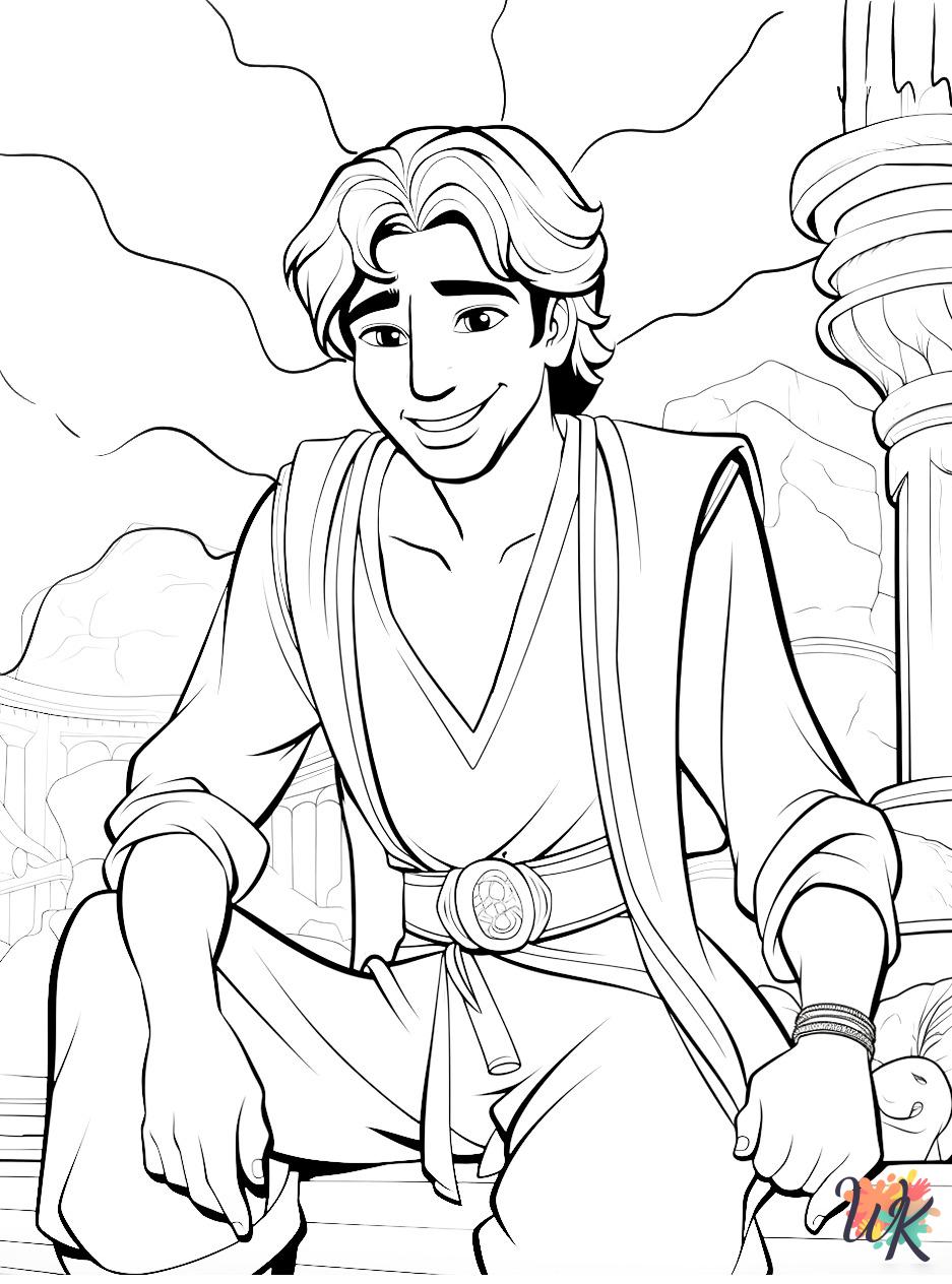 Aladdin Coloring Pages 13