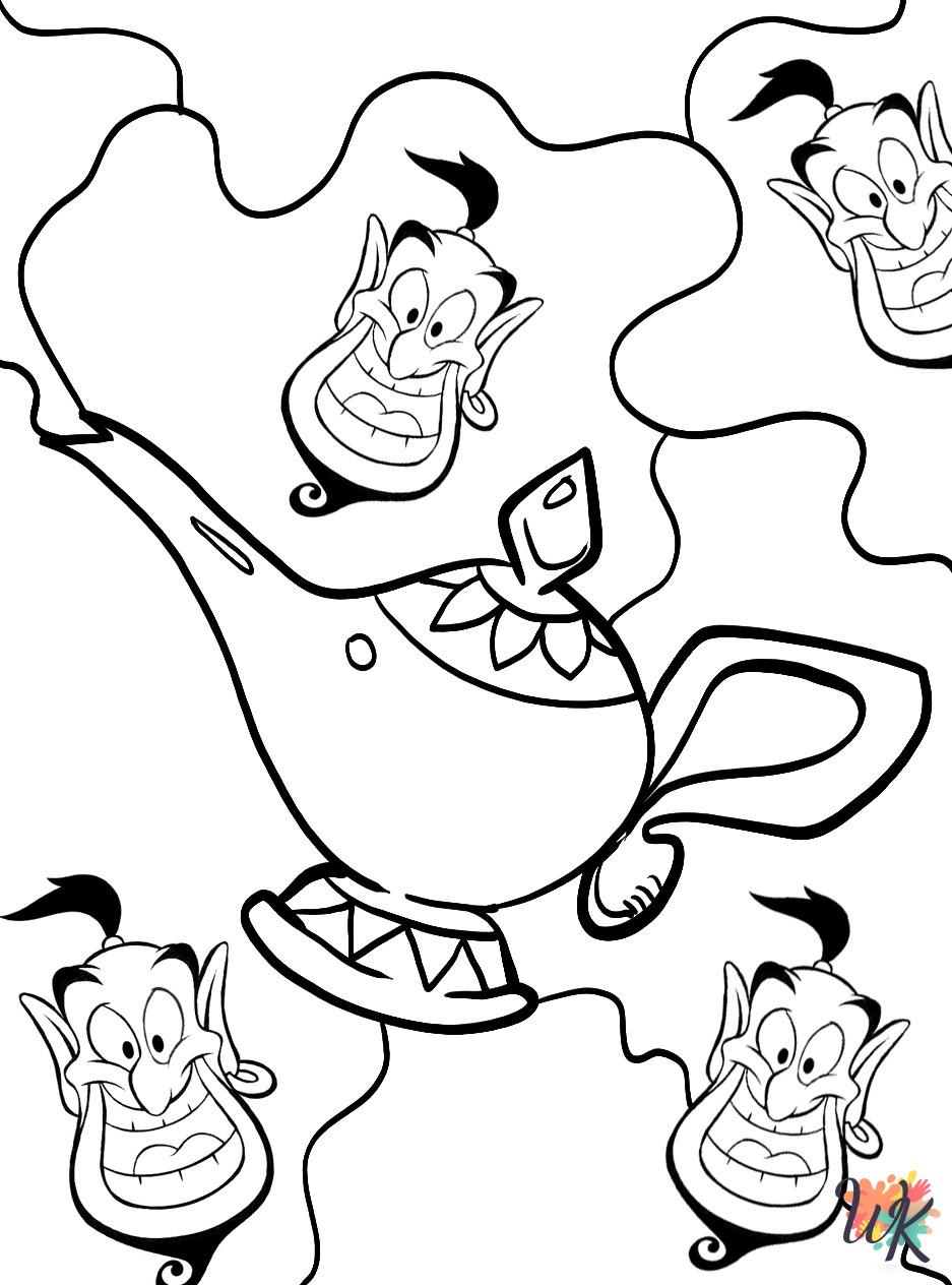 Aladdin Coloring Pages 5