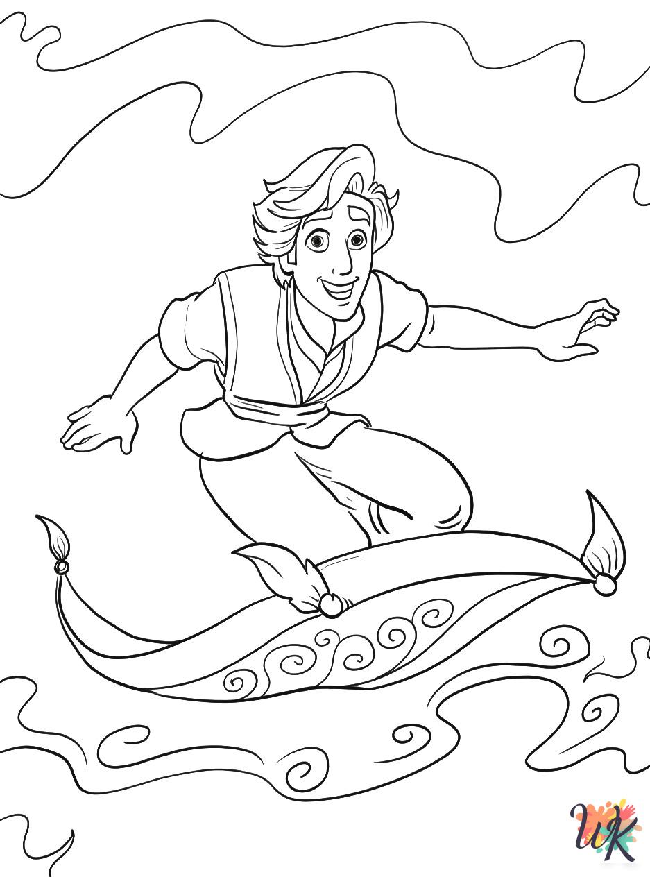Aladdin Coloring Pages 6