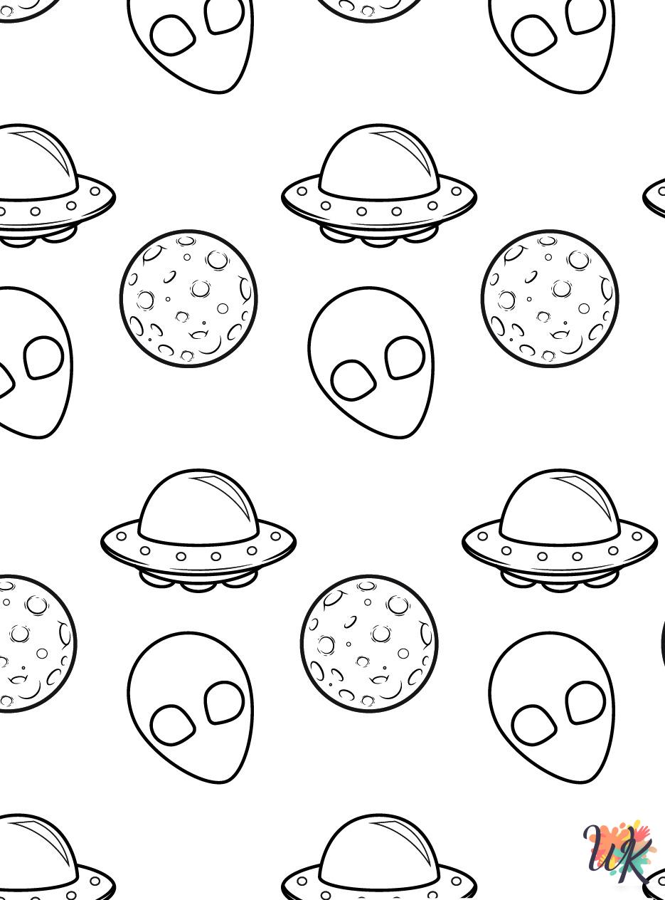 printable coloring pages Alien