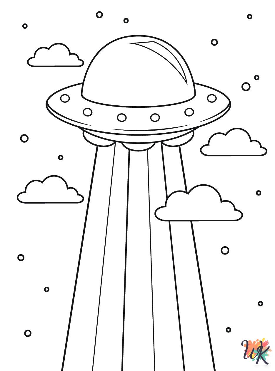 free Alien coloring pages