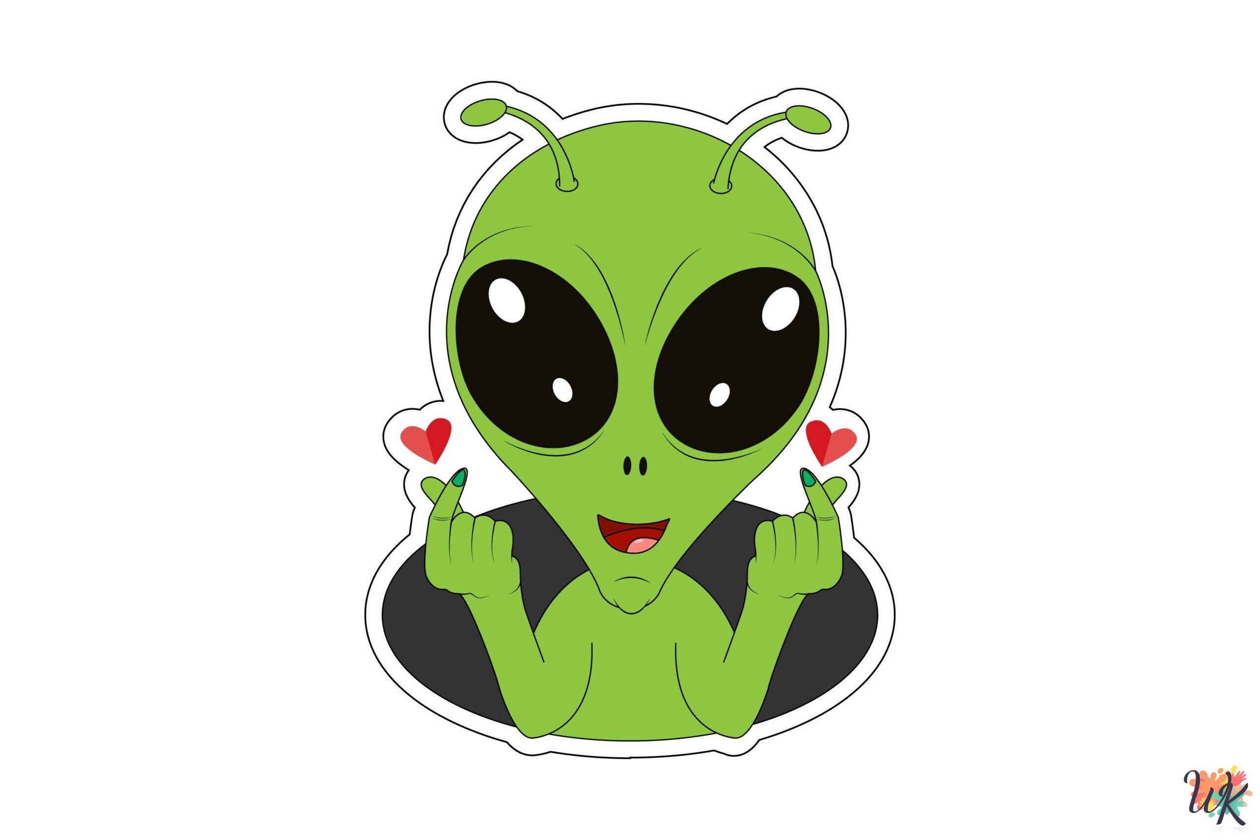 Alien Coloring Pages 31 Alien Coloring Pages