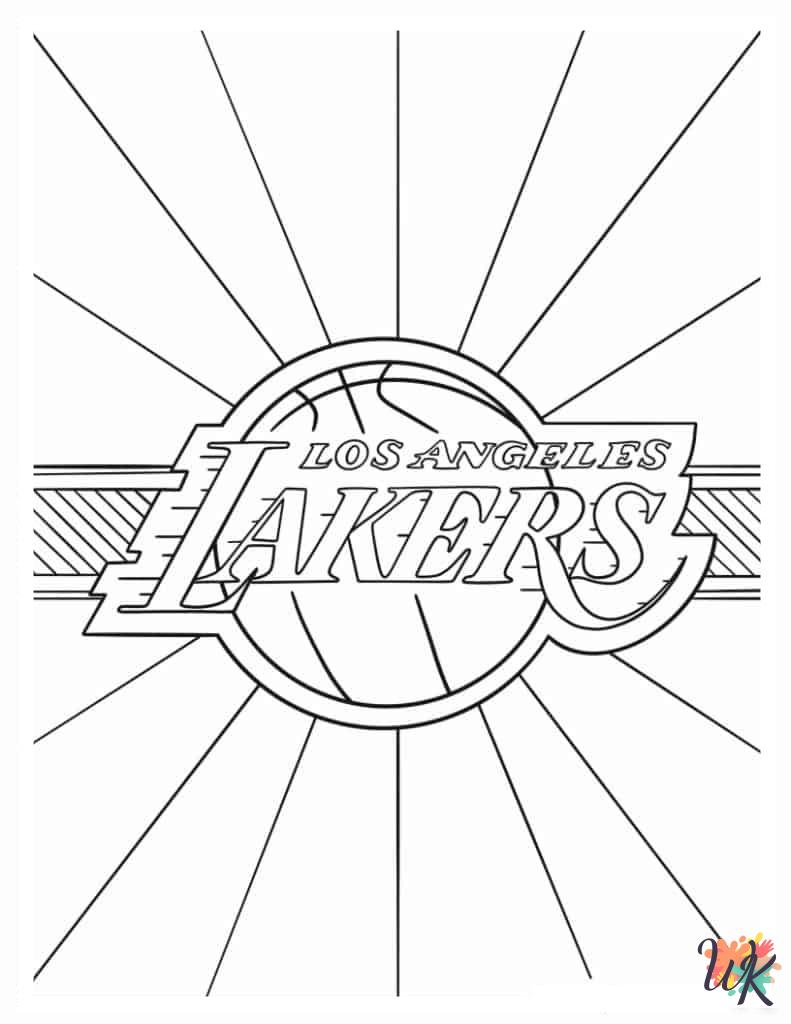 Basketball coloring pages