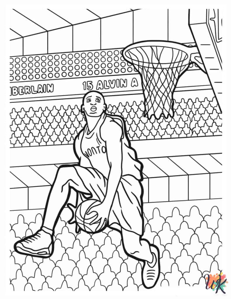 coloring pages printable Basketball