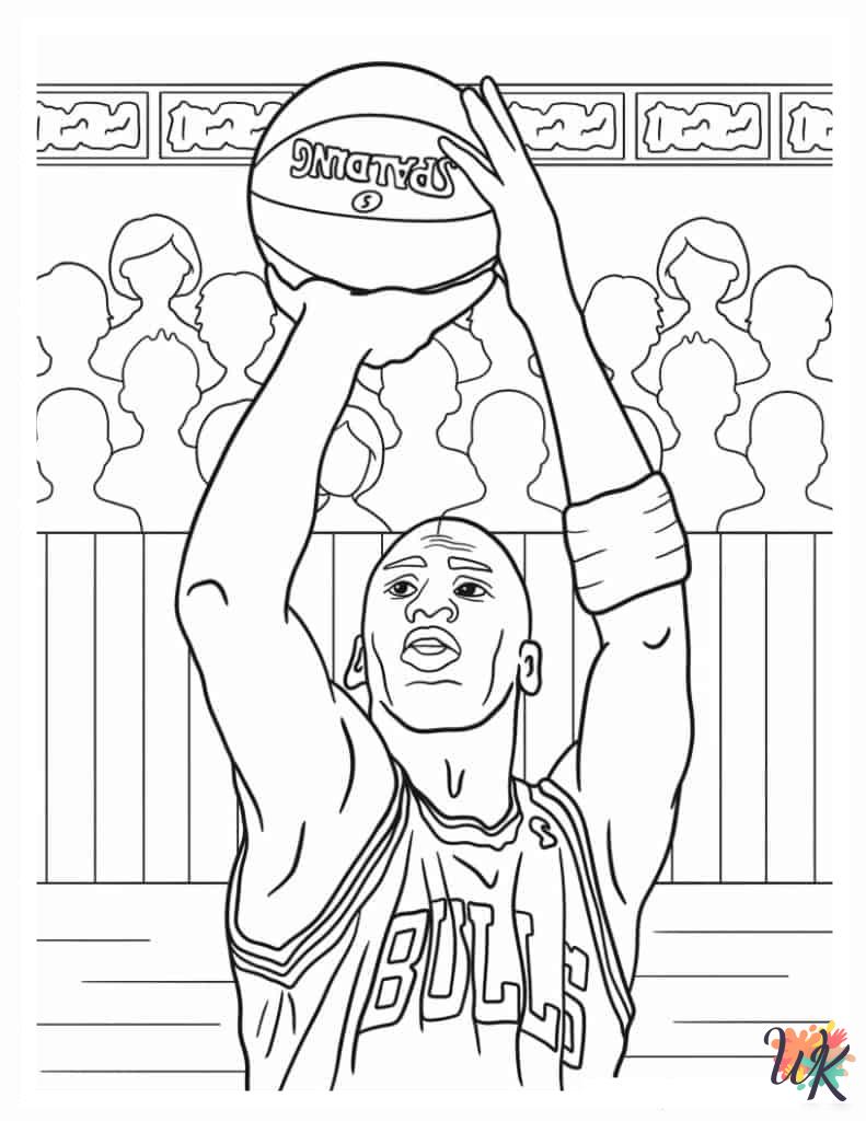 Basketball Coloring Pages 21