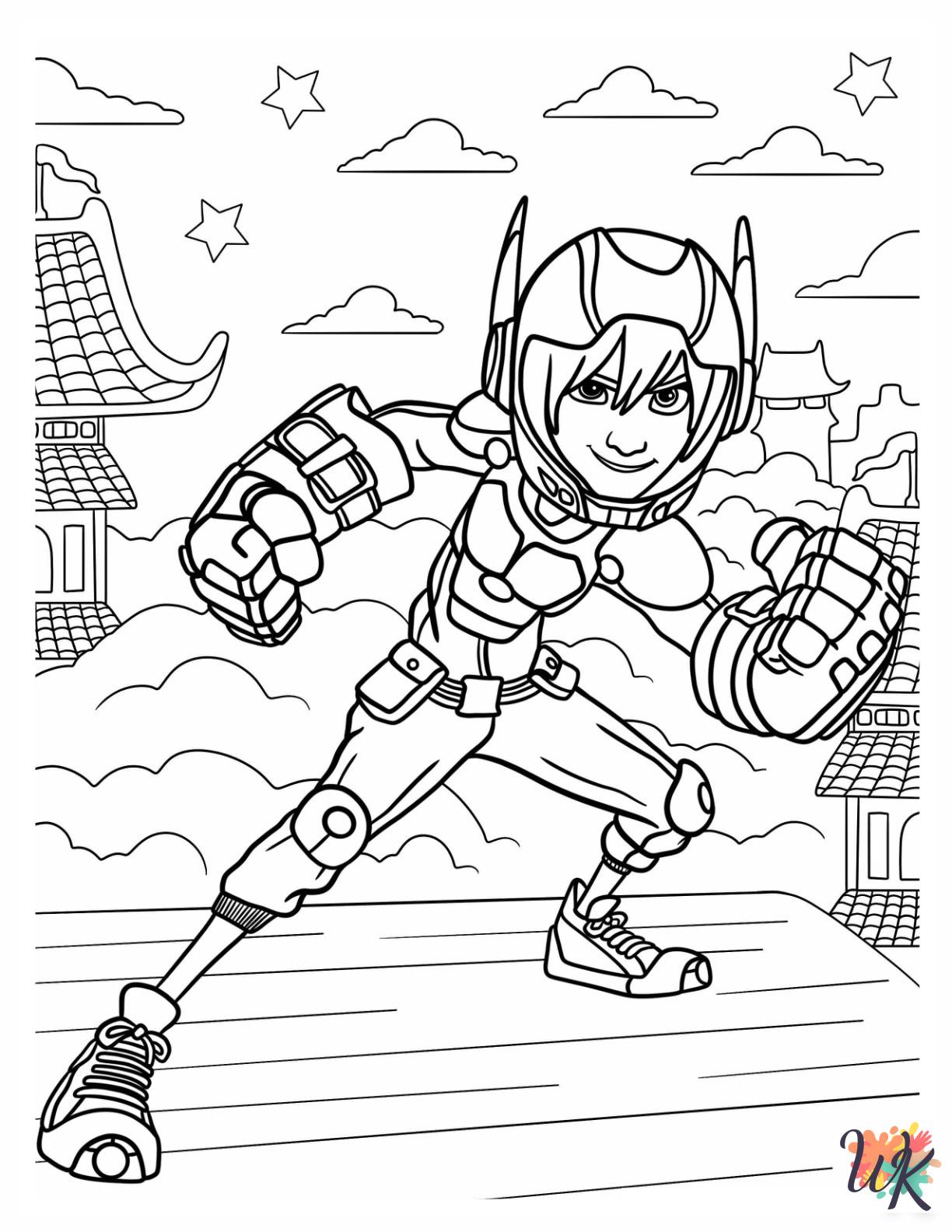 Big Hero 6 Coloring Pages 12