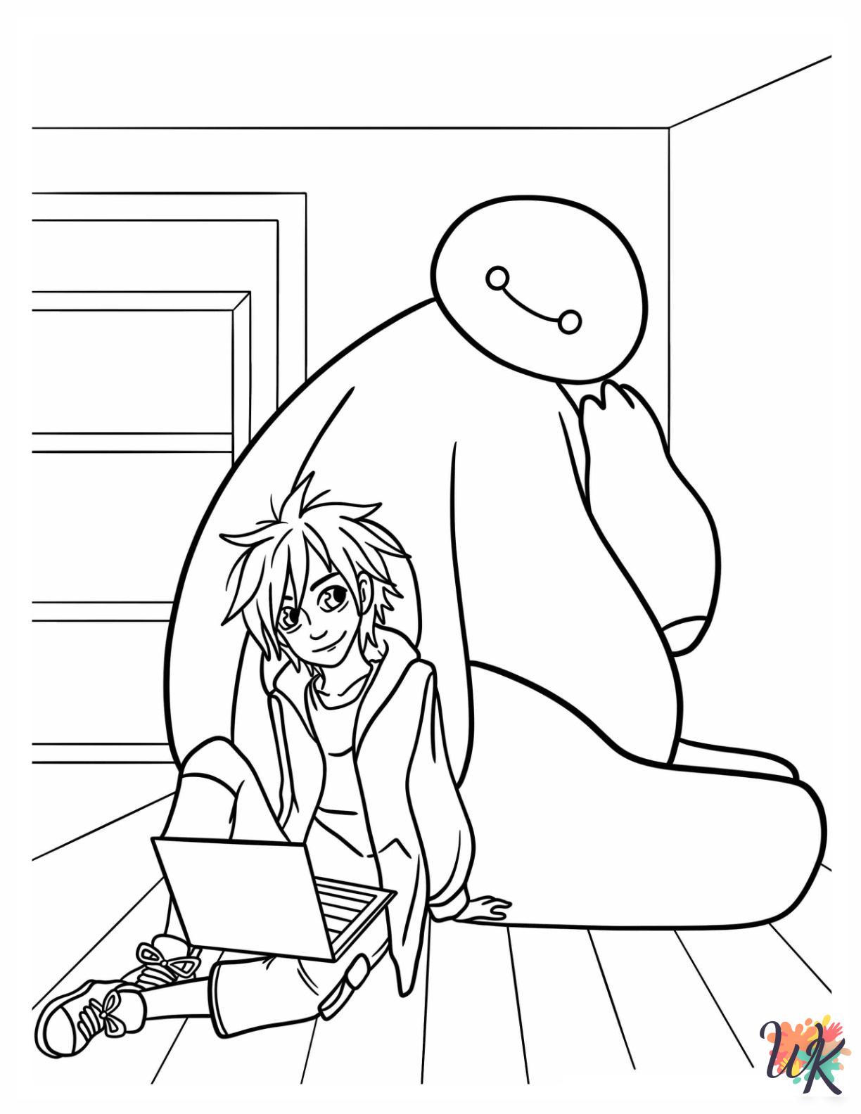 Big Hero 6 Coloring Pages 16