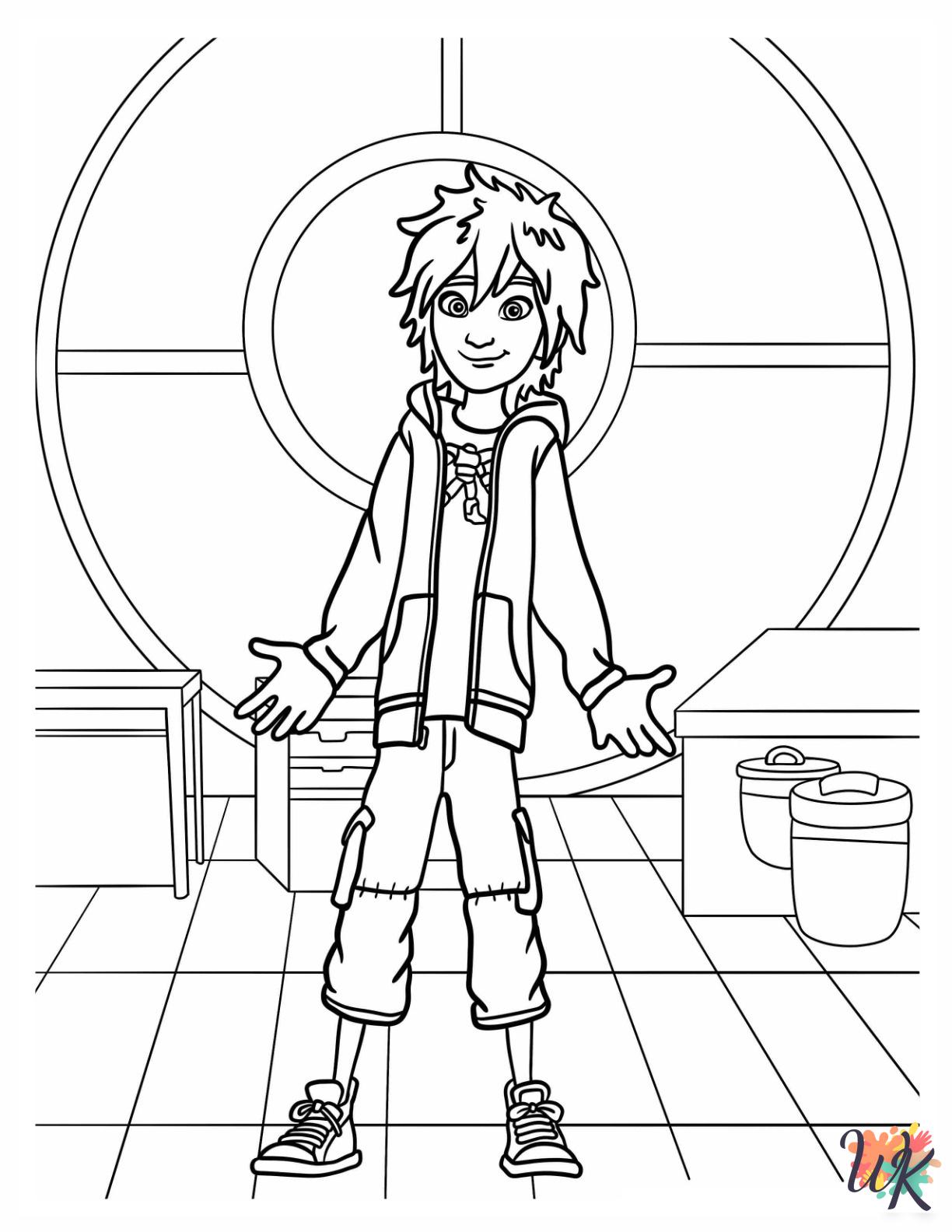 Big Hero 6 Coloring Pages 17