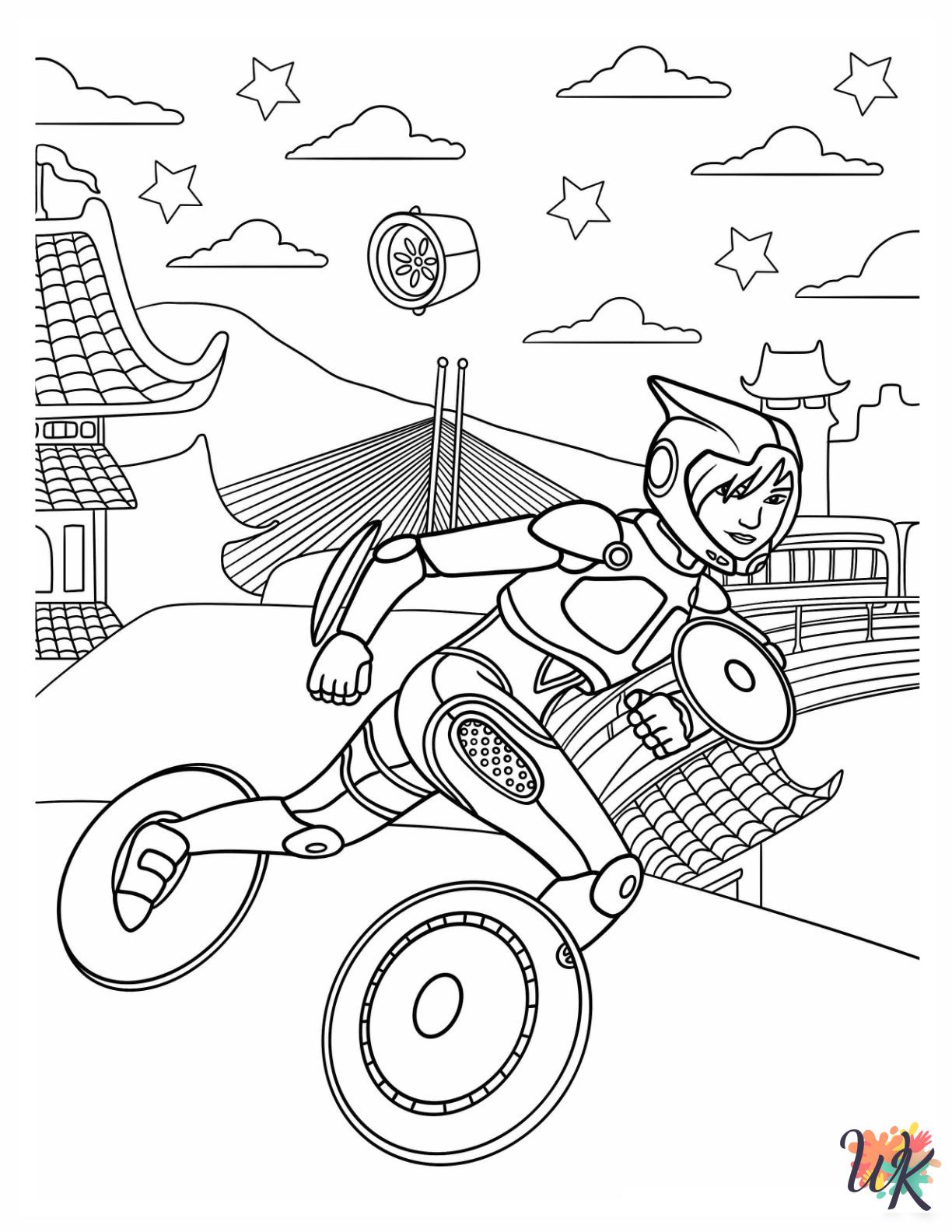 Big Hero 6 coloring pages easy