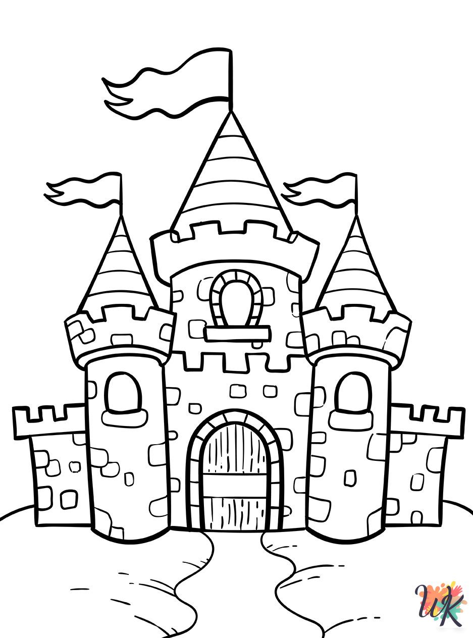 Castle Coloring Pages 11
