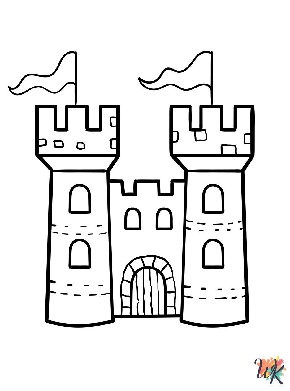 Castle Coloring Pages 13