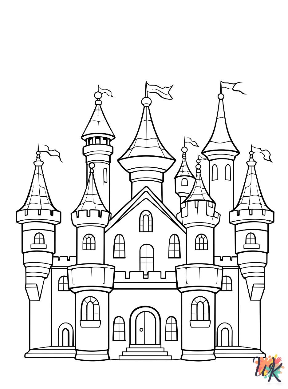 Castle Coloring Pages 15