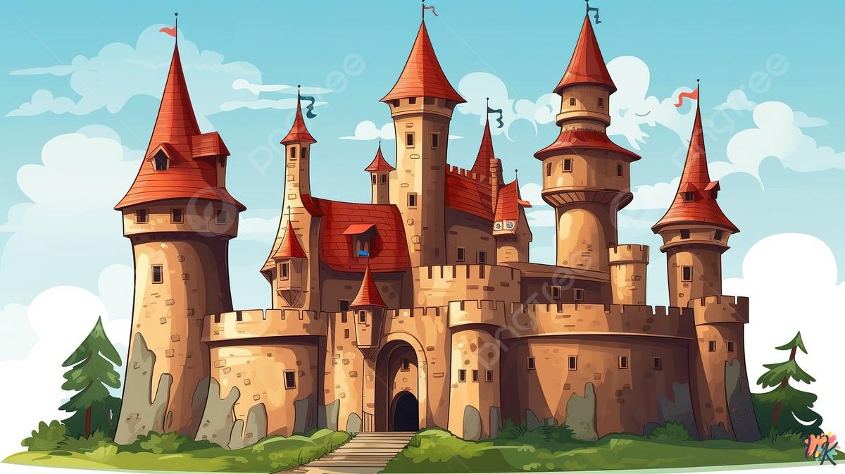 15 Castle Coloring Pages