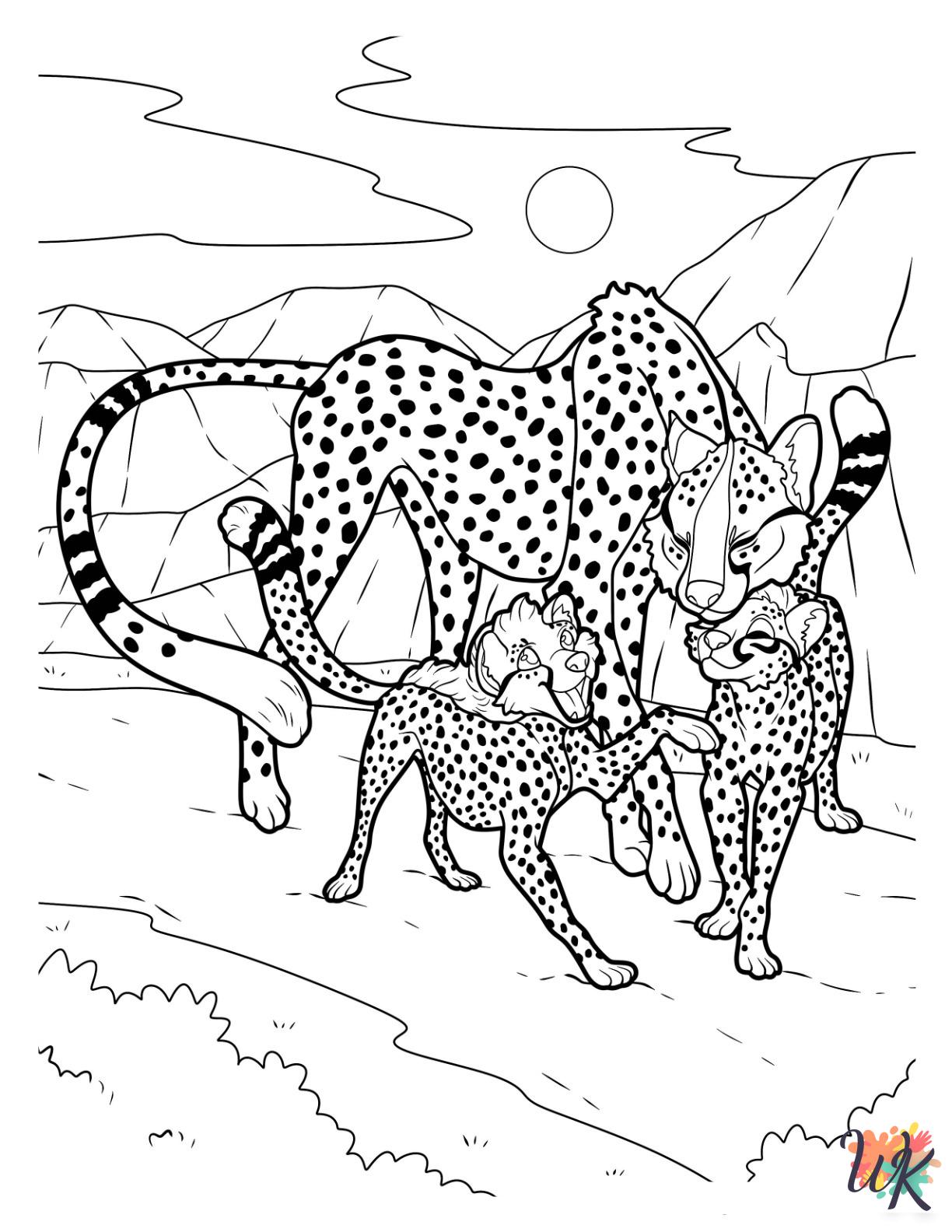 free coloring pages Cheetah