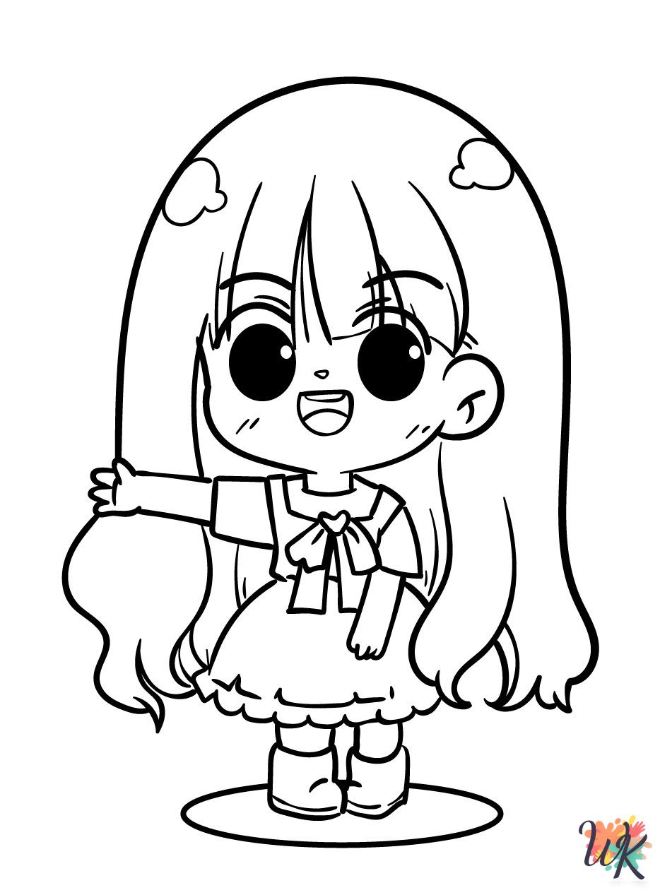 coloring pages printable Chibi 2