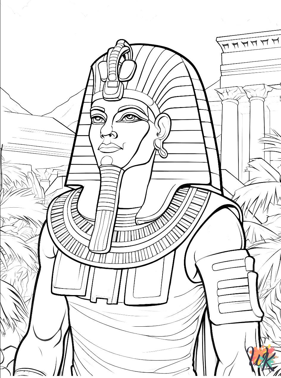 Egyptian Coloring Pages 1