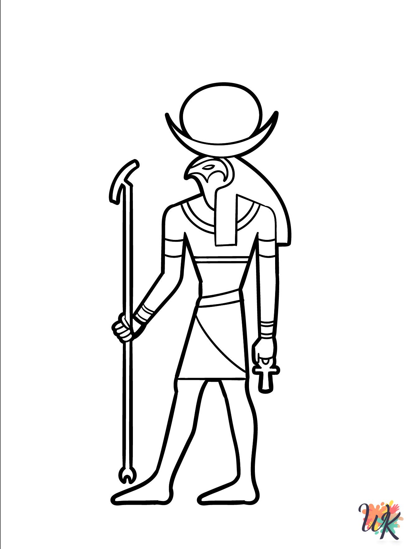Egyptian Coloring Pages 13