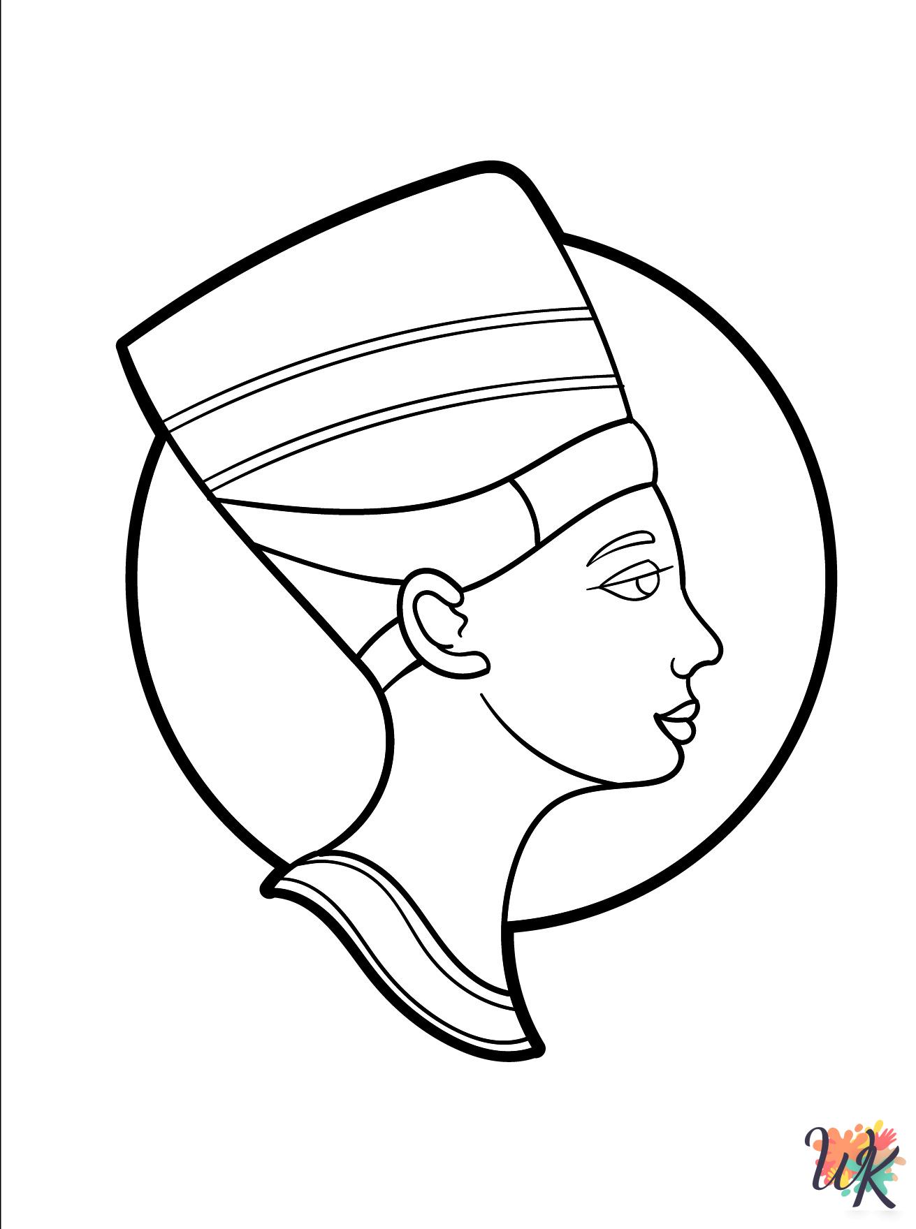 printable Egyptian coloring pages
