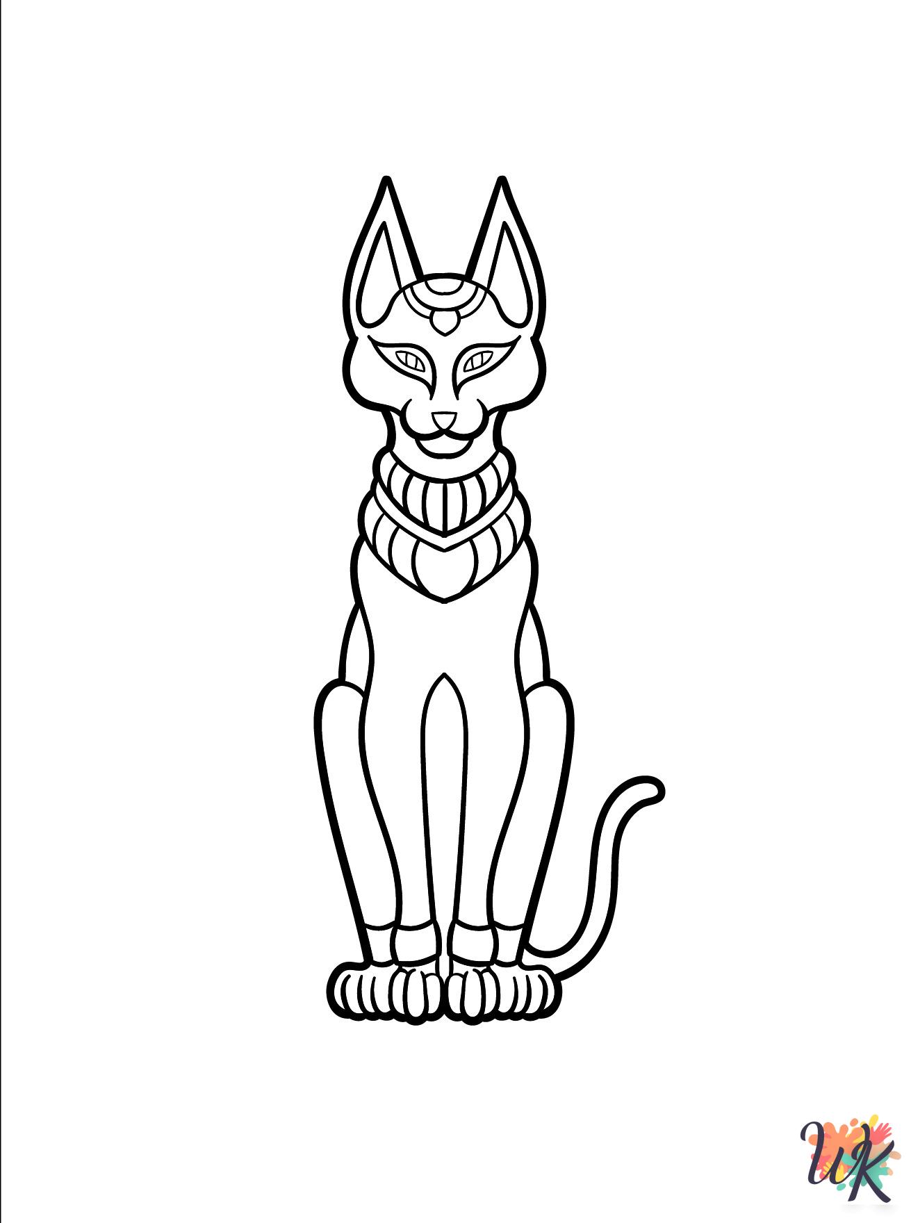 free Egyptian coloring pages