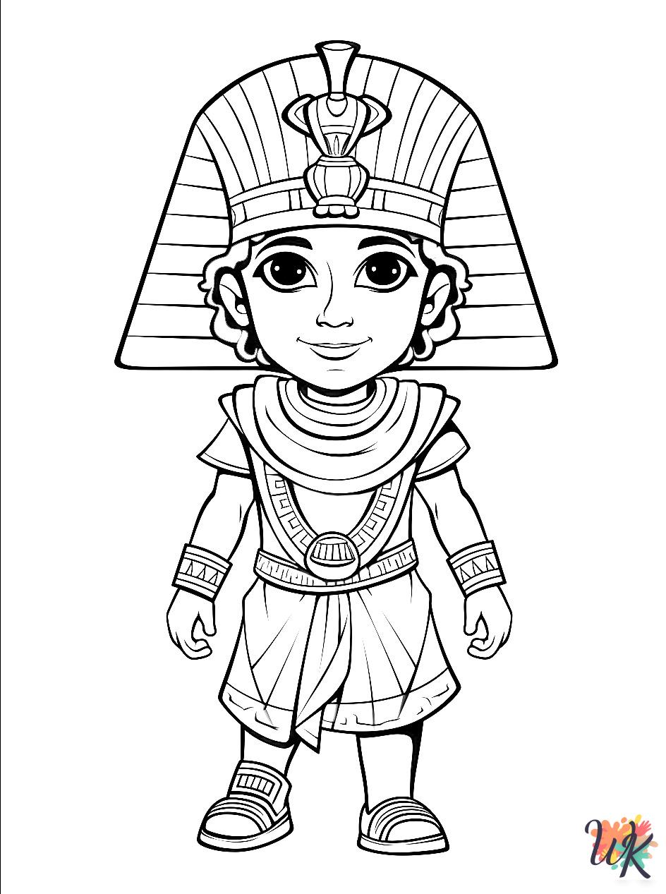 grinch cute Egyptian coloring pages