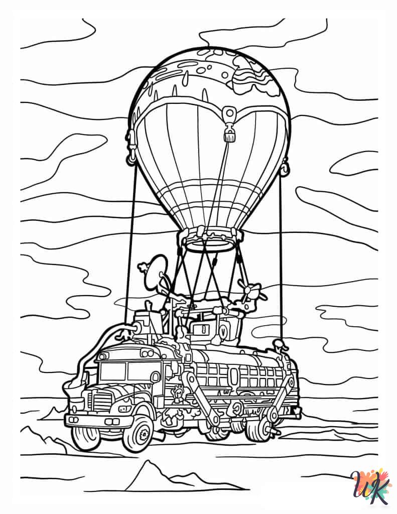 free printable Fortnite coloring pages for adults