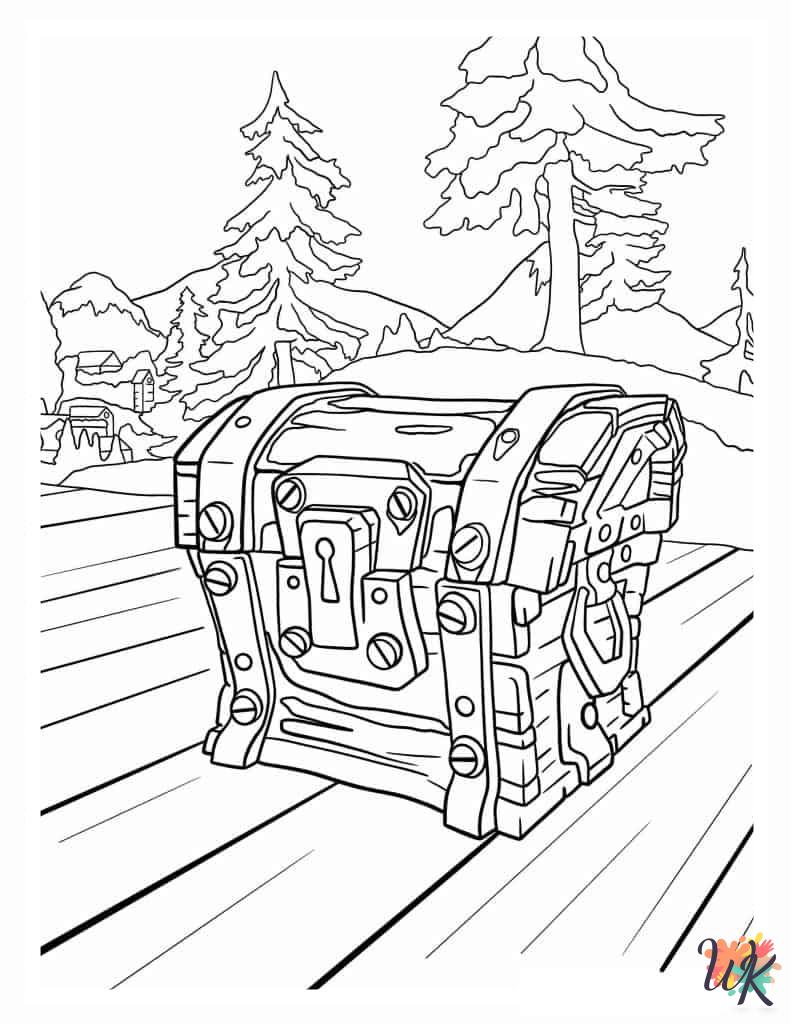 Fortnite coloring pages printable