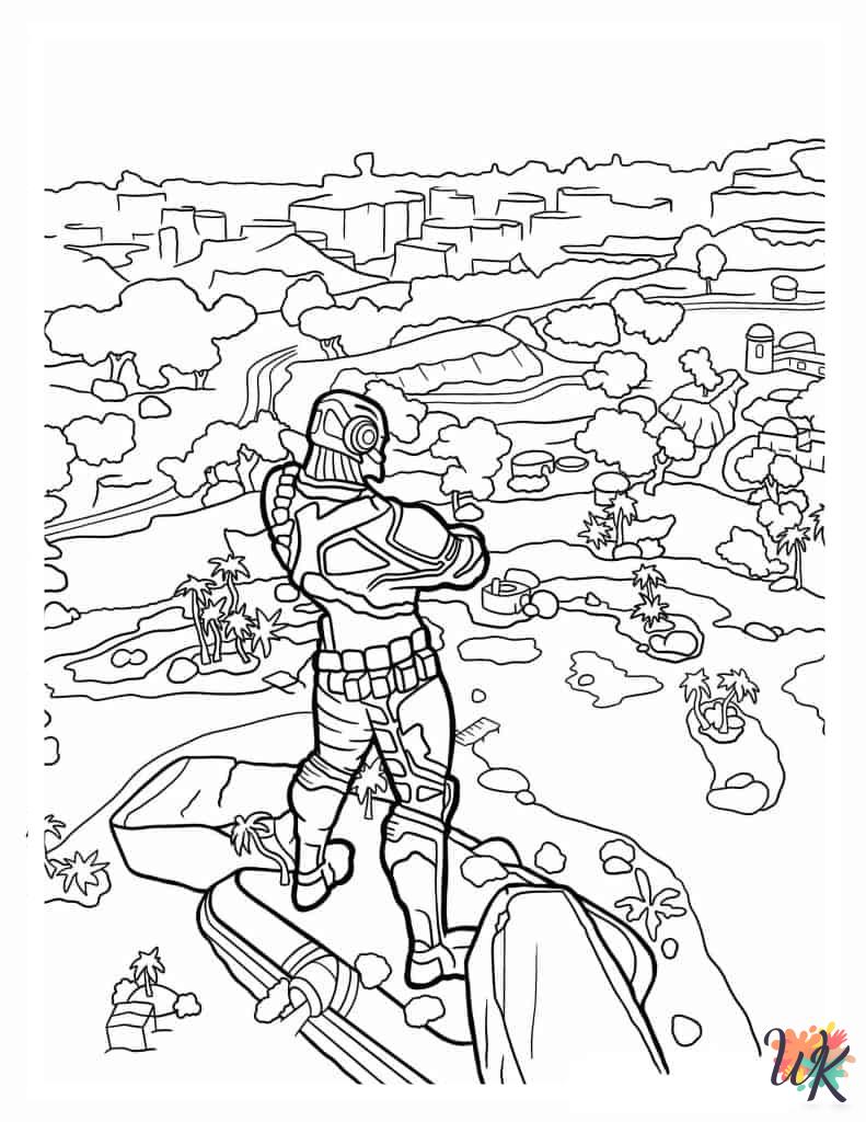 Fortnite printable coloring pages