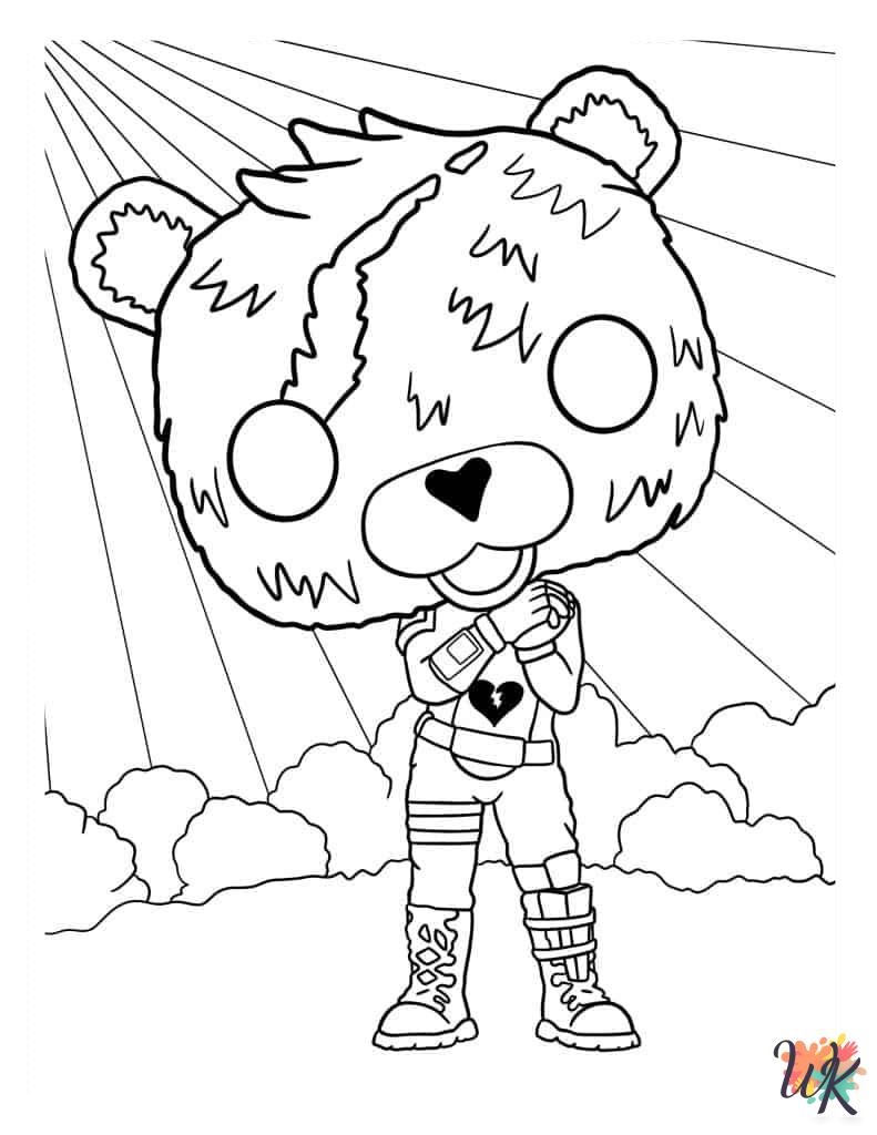 fun Fortnite coloring pages