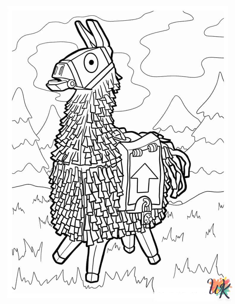adult coloring pages Fortnite
