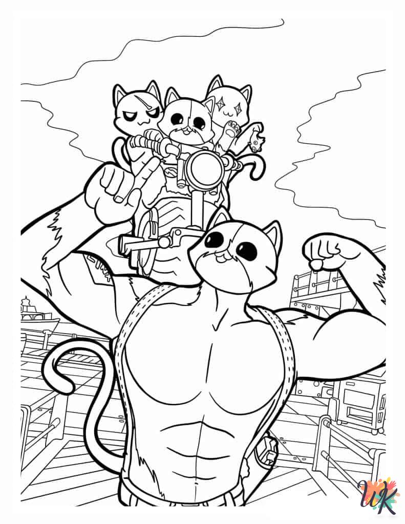 Fortnite ornament coloring pages