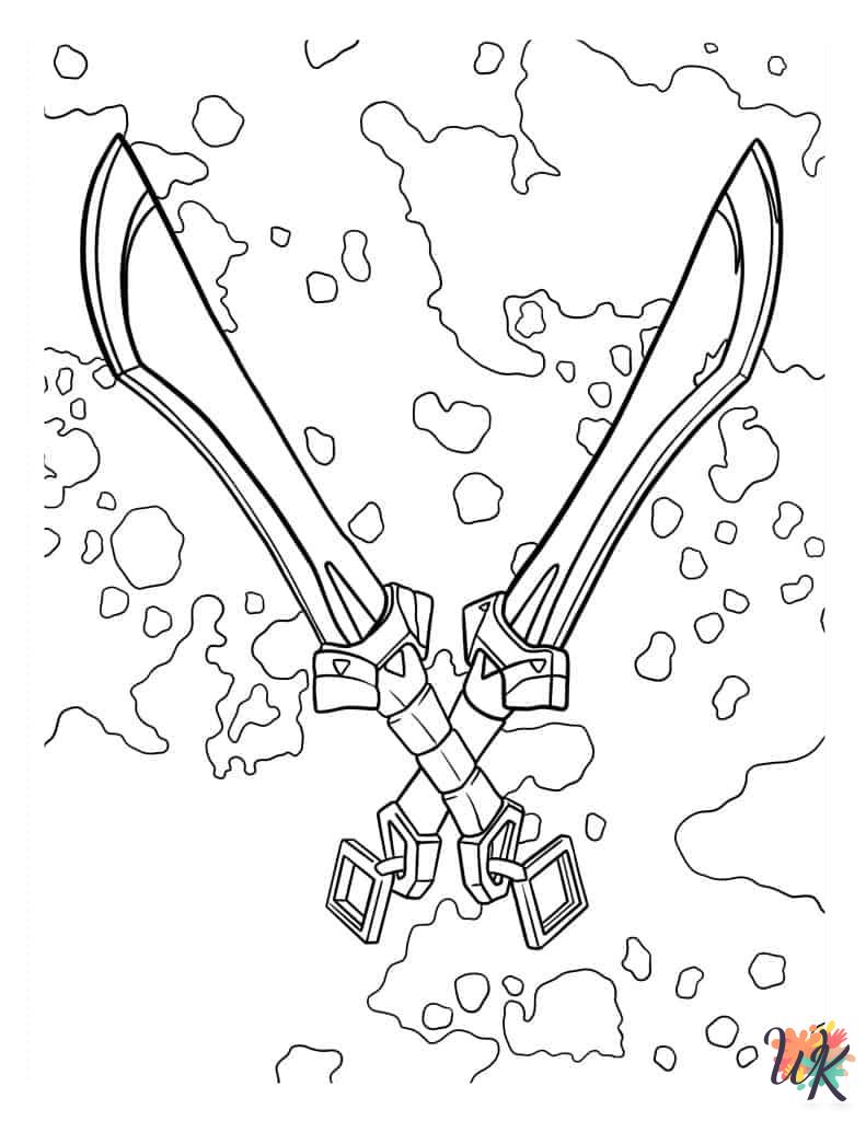 Fortnite coloring book pages