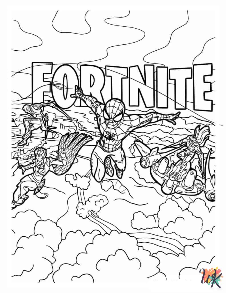 coloring pages for Fortnite 2