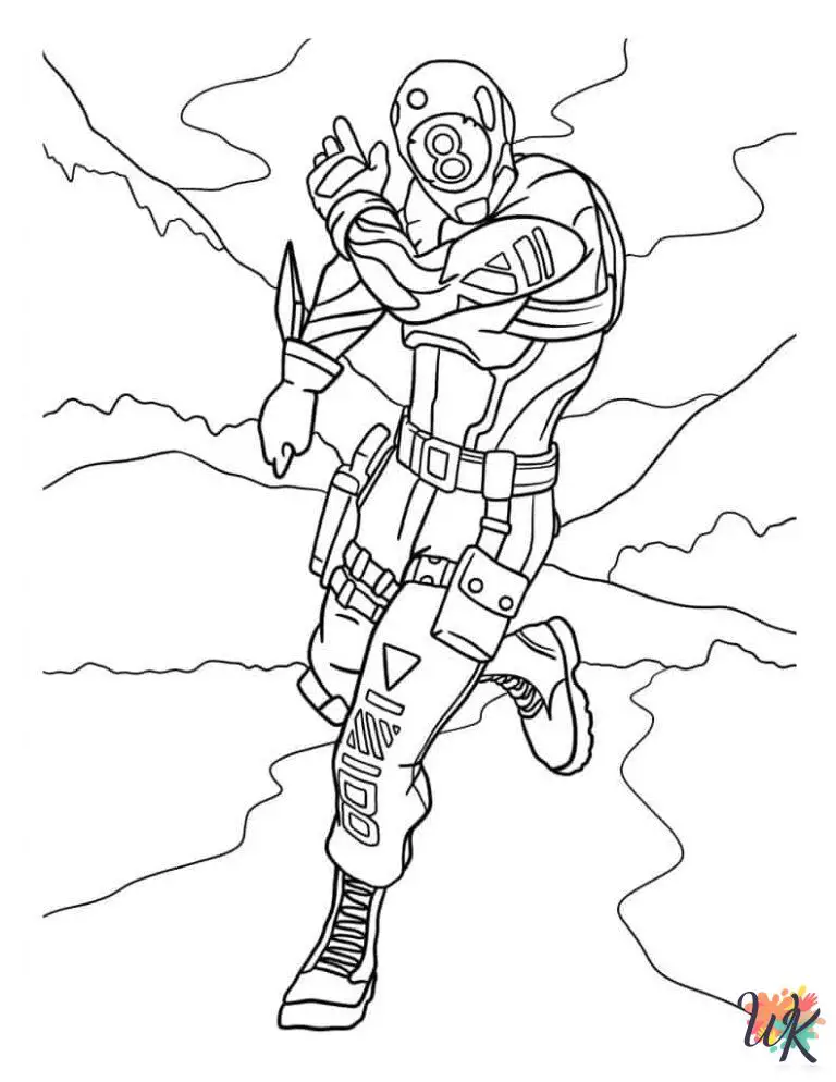 59 Fortnite Coloring Pages For Kids - ColoringPagesWK
