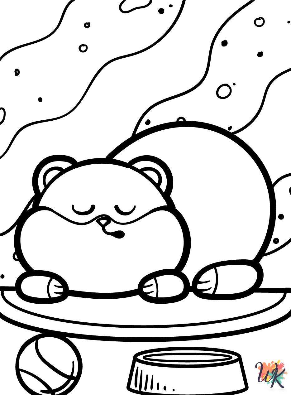 coloring pages printable Hamster