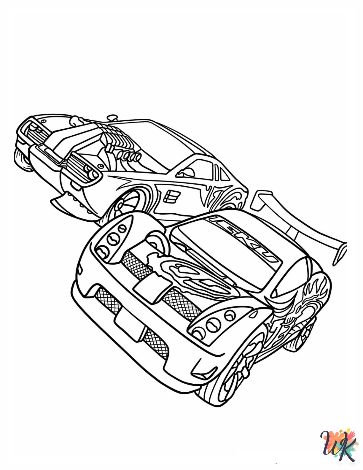 coloring pages printable Hot Wheels
