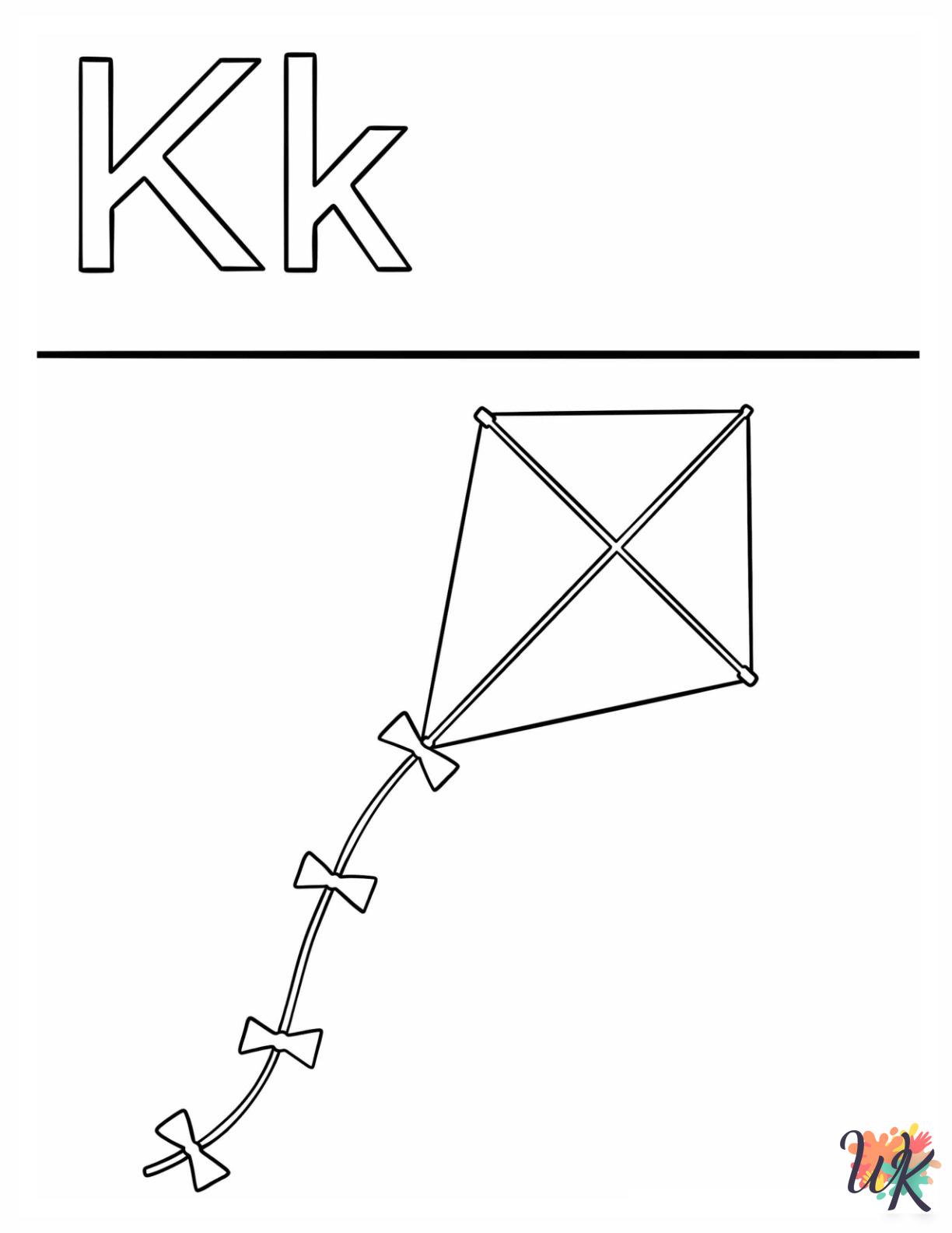 Kite Coloring Pages 15