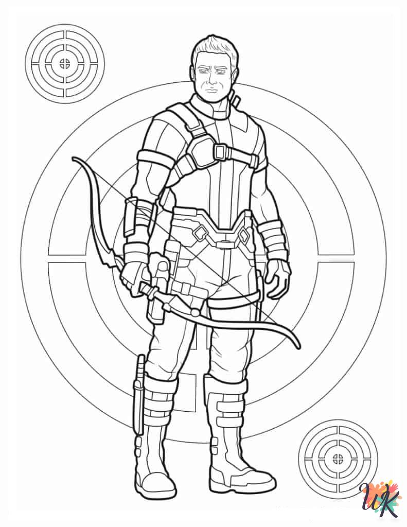 cute coloring pages Marvel Avengers