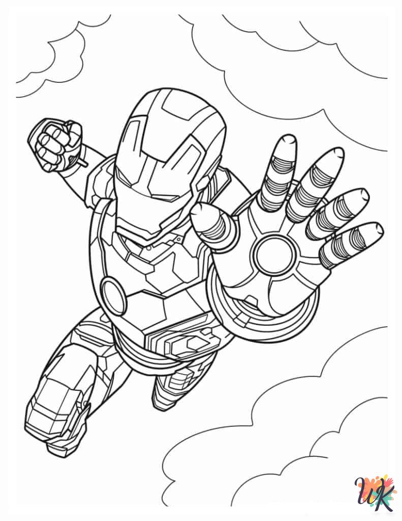 printable coloring pages Marvel Avengers