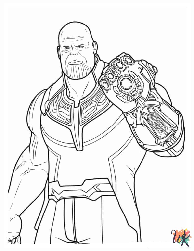 free Marvel Avengers coloring pages pdf 1
