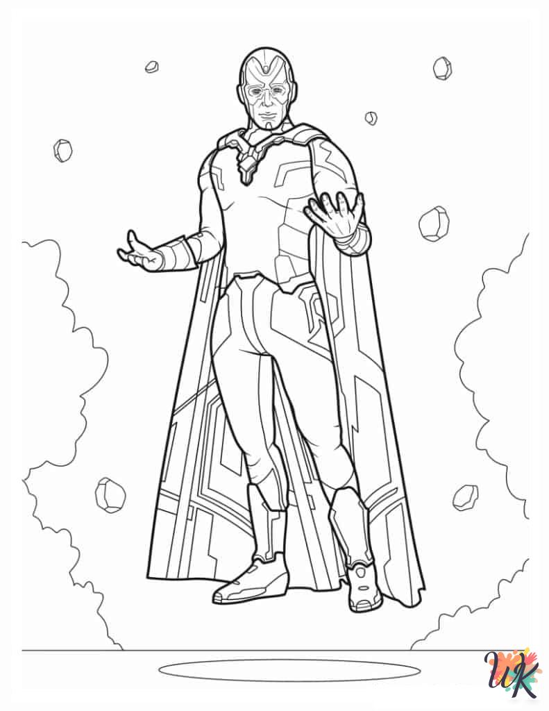 Marvel Avengers coloring pages for adults pdf