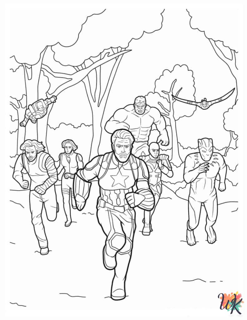 Marvel Avengers Coloring Pages 6
