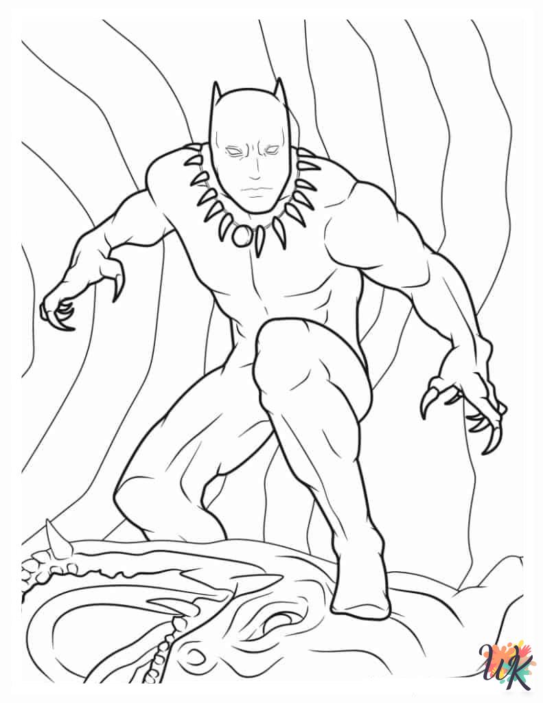 Marvel Avengers themed coloring pages